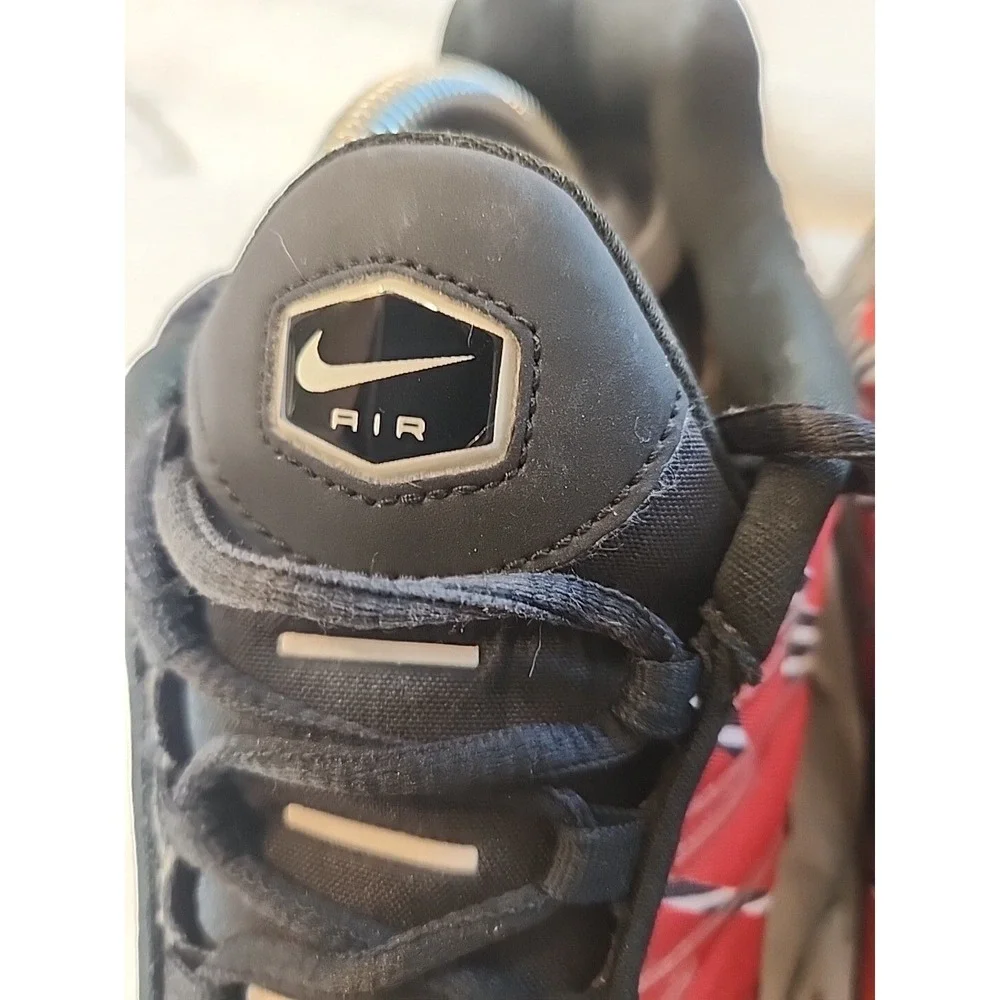 Nike Air Max Plus TN Red Black White Stripe AV7021-600 Mens Sneakers